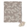 LEAF PRINT AIX THROW OF SURPLUS YARN 150CM