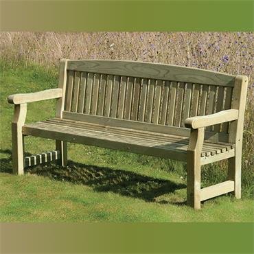 CASHEL 3 SEATER WOODEN BENCH