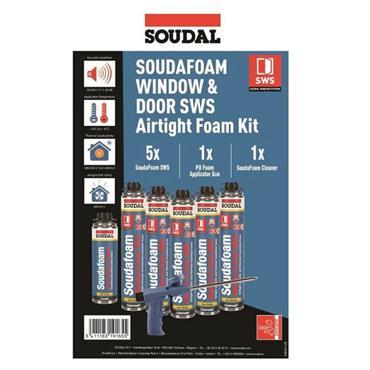 SOUDAFOAM WINDOW & DOOR SWS GUN COMBIPACK