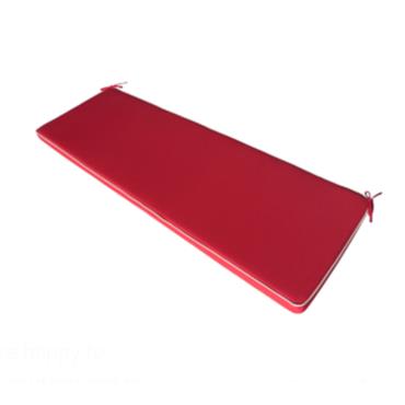2 SEATER BENCH CUSHION RED