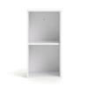 LINATE BOOKCASE 2X1 MATT WHITE