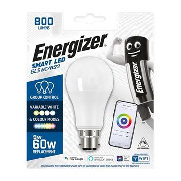 ENERGIZER SMART BULB B22 9W (60W) LED GLS
