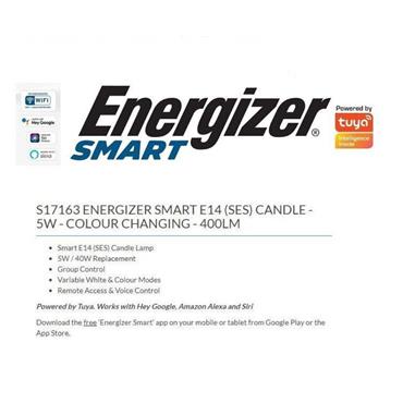 ENERGIZER SMART BULB E14 5W (40W) CANDLE LED