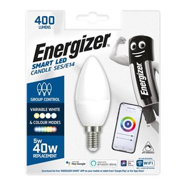ENERGIZER SMART BULB E14 5W (40W) CANDLE LED