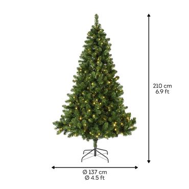 IMPERIAL PINE PRELIT CHRISTMAS TREE H210/7FT