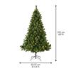 IMPERIAL PINE PRELIT CHRISTMAS TREE H210/7FT