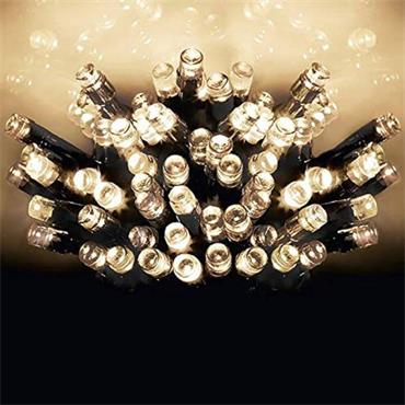 50 BO LED TIMER STRING LIGHTS WARM WHITE