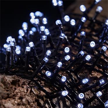 50 BO LED TIMER STRING LIGHTS WHITE