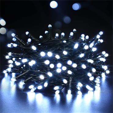 200 BO LED TIMER STRING LIGHTS WHITE