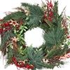 50CM WREATH 50CM WITH BERRIES AND STARS