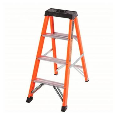 HOME DECOR 4 STEP SINGLE-SIDED FIBREGLASS STEP LADDER