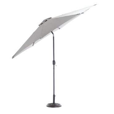 PARASOL ALUMINUM 3M CRANK & TILT GREY