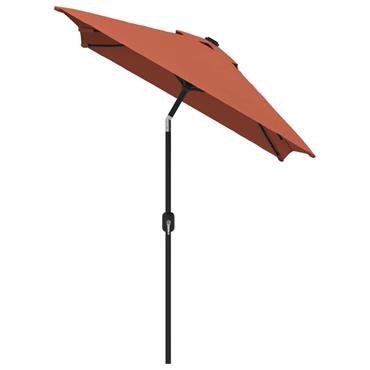PARASOL ALUMINUM 3M CRANK & TILT CORAL