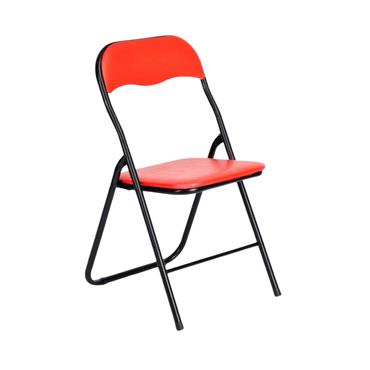 FOLDING PADDED CHAIR RED