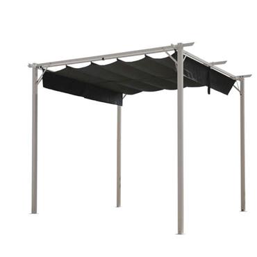 GAZEBO WITH SLIDING ROOF 2.95 X2.95M