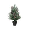 WINDHAM MINI TREE SNOWY BERRIES PINECONES H60CM