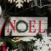 20CM WOODEN NOEL OR JOY SIGN