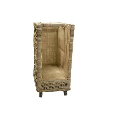 KUBU TROLLEY LOG BASKET LARGE