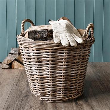 KUBU LOG BASKET ROUND