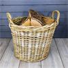 KUBU LOG BASKET ROUND XL