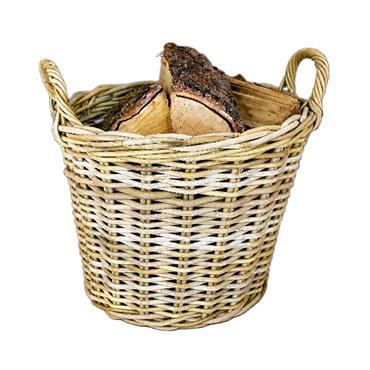 KUBU LOG BASKET ROUND XL