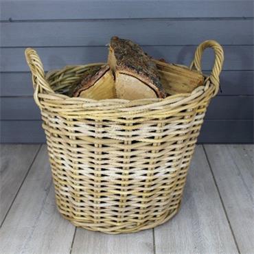 KUBU LOG BASKET ROUND XL