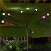 MINI BALL STAKE LIGHT MULTI-COLOURED