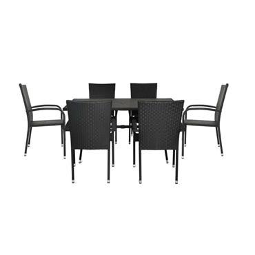 MONZA 4 SEATER DINING SET