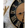 WALL CLOCK BLACK D35CM