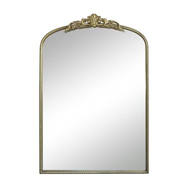 MIRROR WITH DECOR BRASS