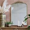 MIRROR WITH DECOR BRASS H91CM