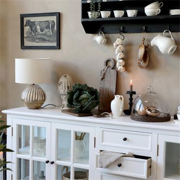 COW MOTIF IN BLACK FRAME