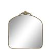 ANTIQUE BRASS MIRROR WITH DECOR EDGE
