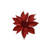 GOLD OR RED POINSETTIA ON CLIP
