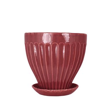 ANNA POT BURGUNDY 21CM