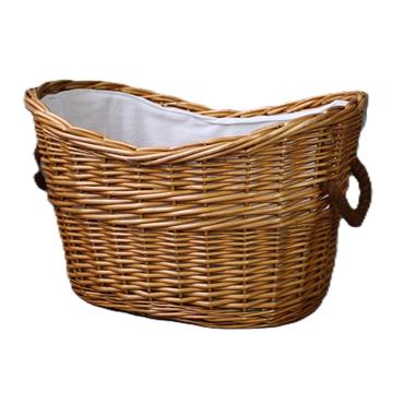 WICKER BASKET OVAL NATURAL
