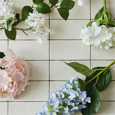 HYDRANGEA STEM OFF WHITE 66CM