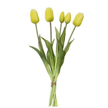 TULIP BUNDLE YELLOW 40CM
