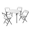FOLDING TABLE AND 4 CHAIRS
