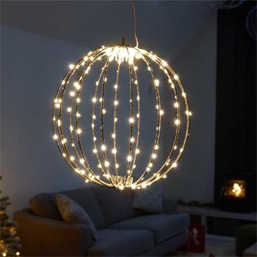 290 LED TWINKLING ORB WARM WHITE 30CM
