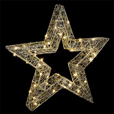960 LED GALAXY STAR WARM WHITE 40CM