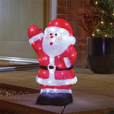 INLIT ICE SANTA LARGE 45cm