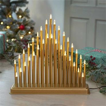 33 LED CANDLEBRIDGE GOLD