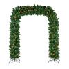 PRE LIT DOUBLE ARCH 600 WARM WHITE LIGHTS
