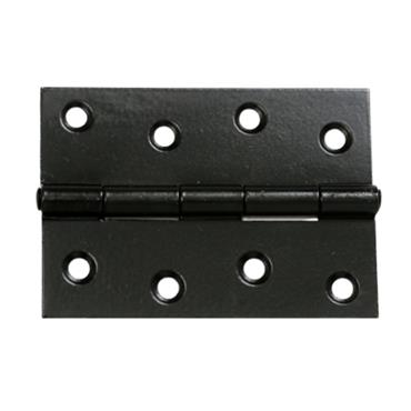 Phx 4"  Black Butt Hinge (Pr) (TP)