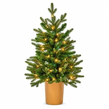 90CM POTTED ELDON FIR TREE 50 LED