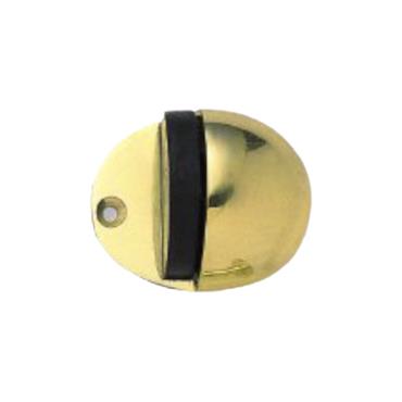 Phx Shielded Oval Doorstop Brass (1) (TP)