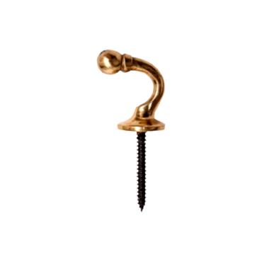 Phx Tie Back Brs Hook Ball End Sml (2) (TP)
