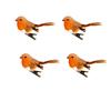 CLIP ON ROBINS SET OF 4