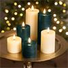 SET OF 3 REALISTIC LED WAX CANDLES